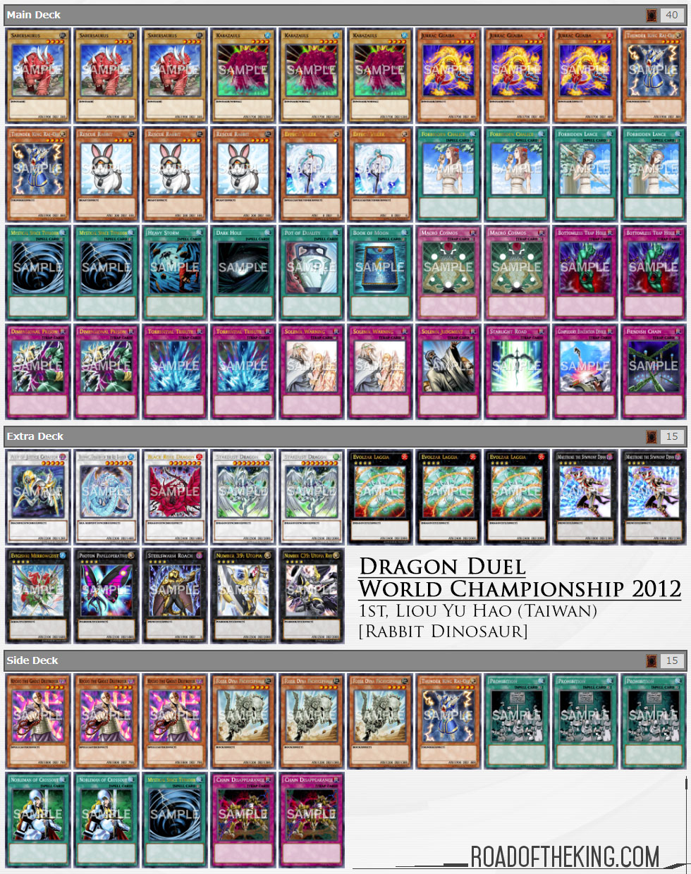 World Championship 2012 Deck - YGOPRODeck