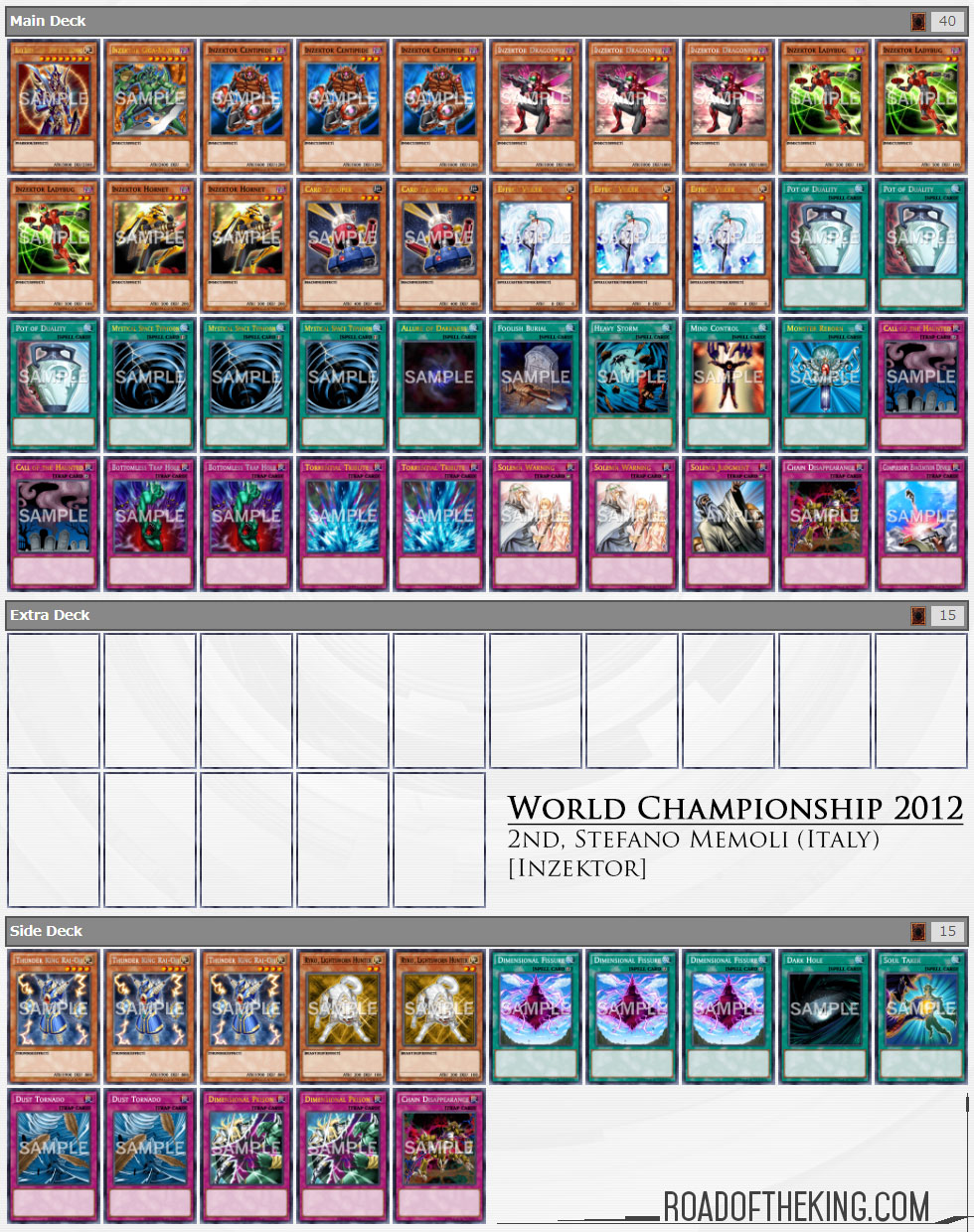 World Championship 2012 Deck - YGOPRODeck