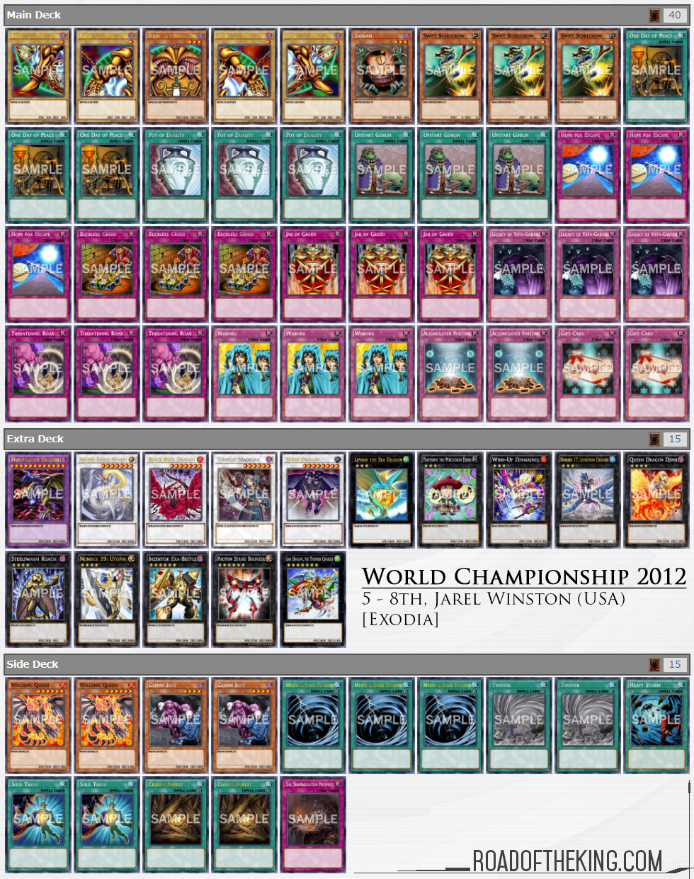 World Championship 2012 Deck - YGOPRODeck