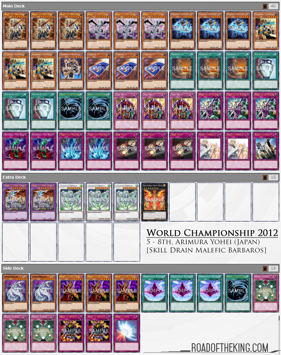 World Championship 2012 Deck - YGOPRODeck