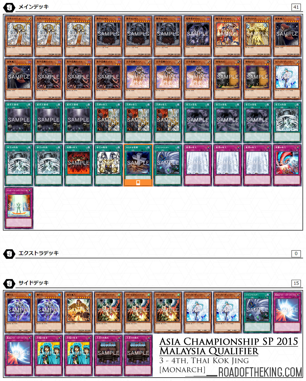 OCG 2015.04 Metagame (1 Apr – 30 Jun 2015)