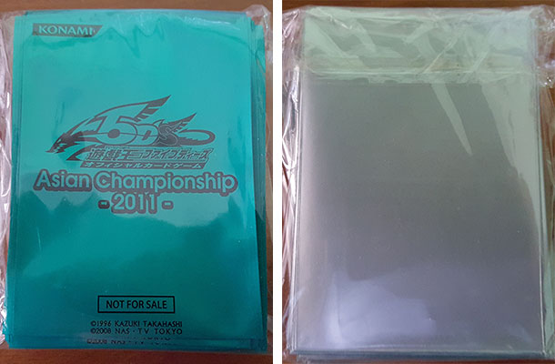 5D's World Championship Qualifier 2011 Card Sleeves for Yu-Gi-Oh! - Red  (80-Pack) - Konami Card Sleeves - Card Sleeves