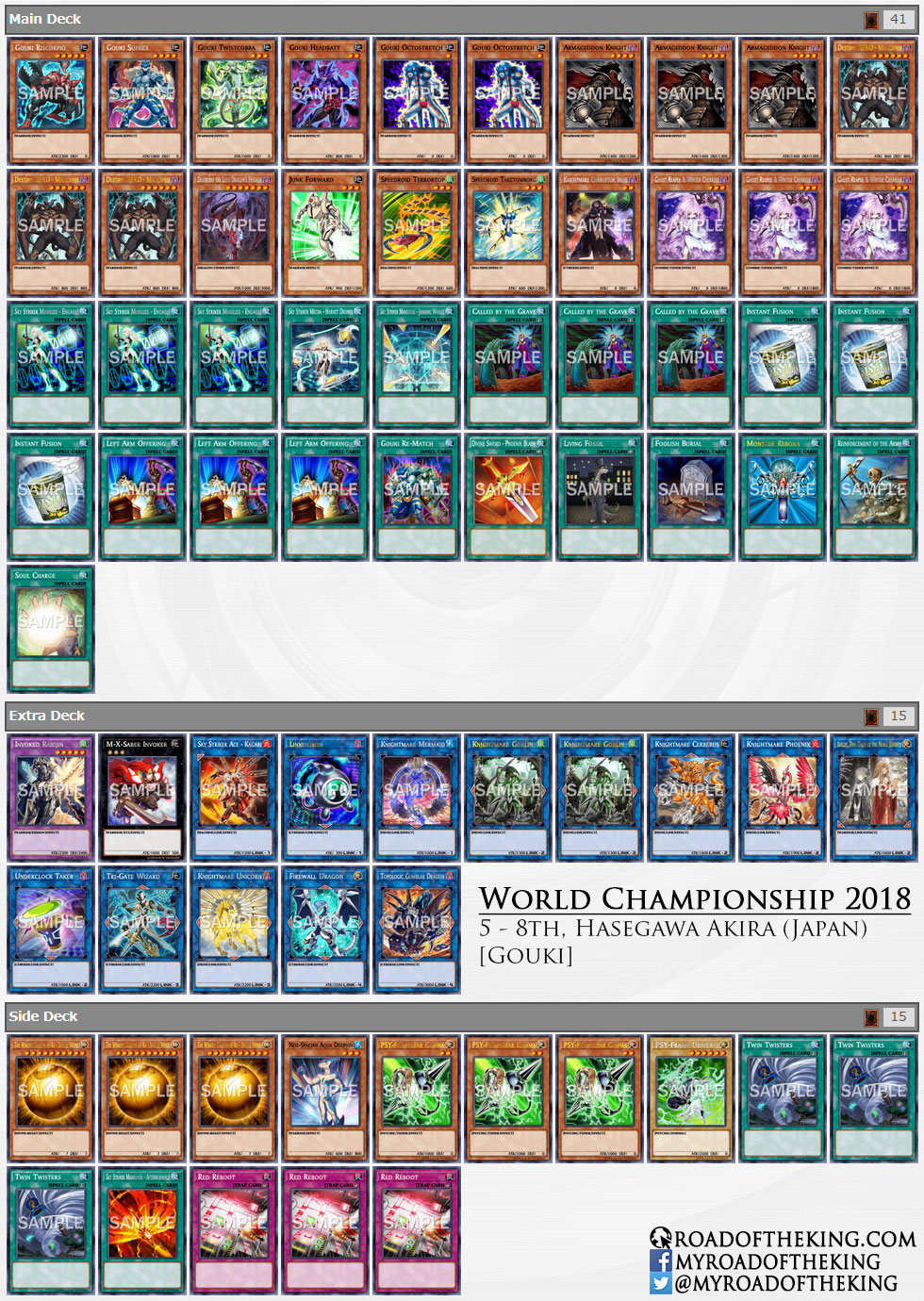 Yu-Gi-Oh! World Championship 2018 Field Center Lightly Played