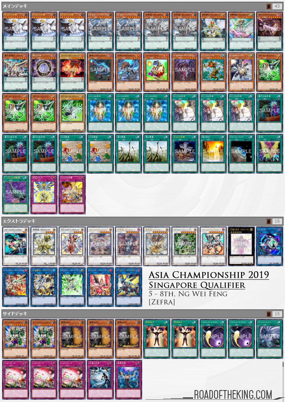 Asia Championship 2018: Duelist Profile (Asia Championship Qualifier)