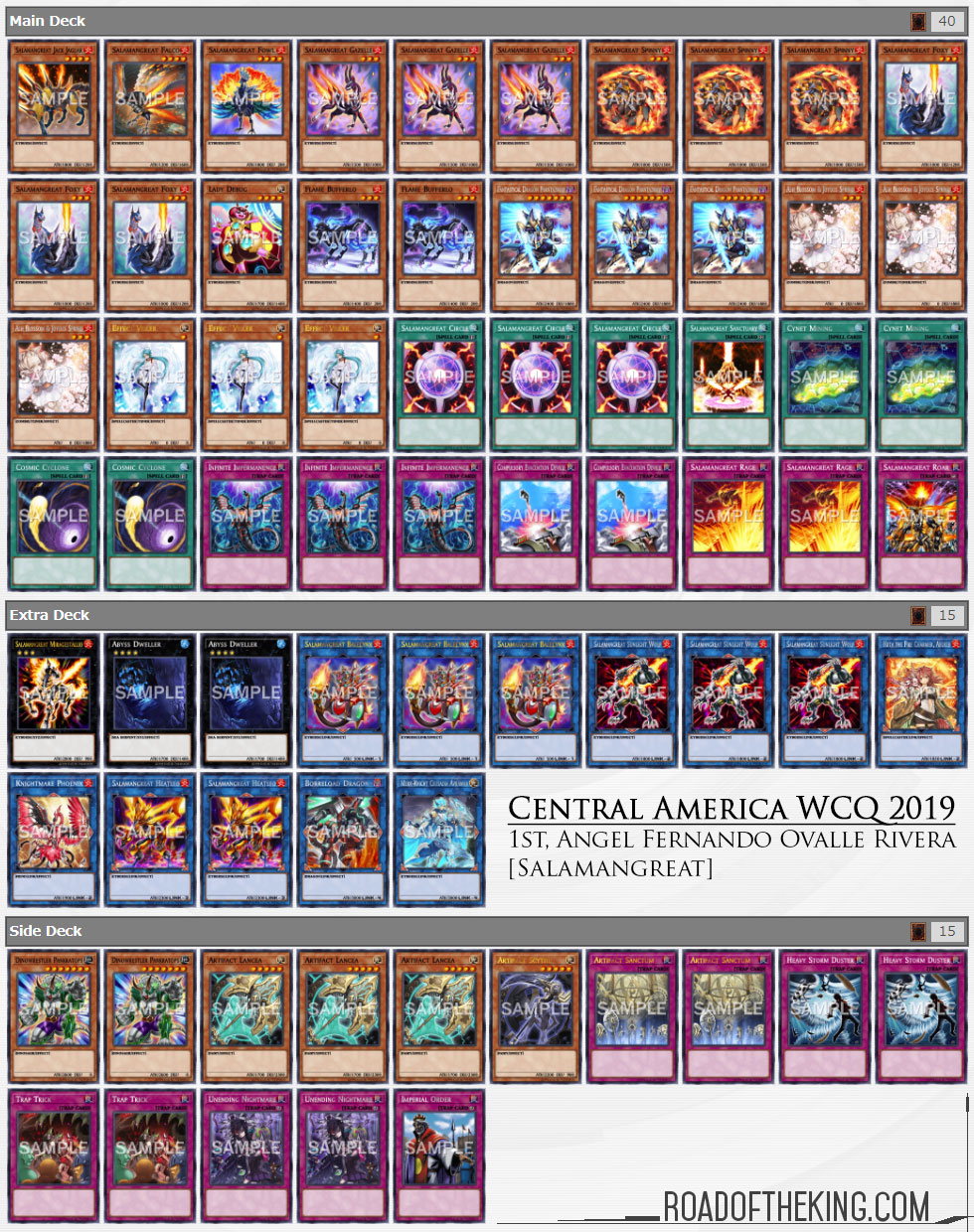 Yu Gi Oh Central America Wcq 19 Road Of The King