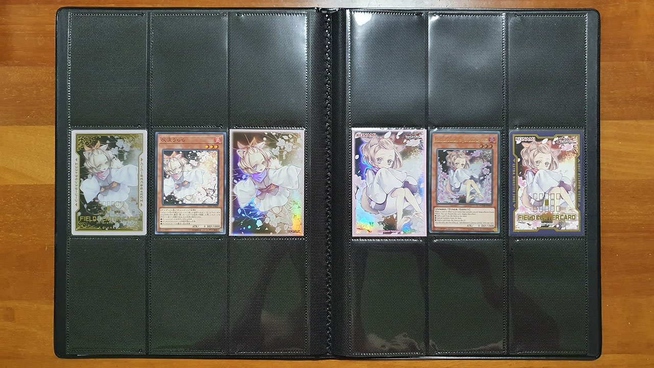 Yu-gi-oh album portfolio ash blossom a4 for 180 cards binder konami 744154 