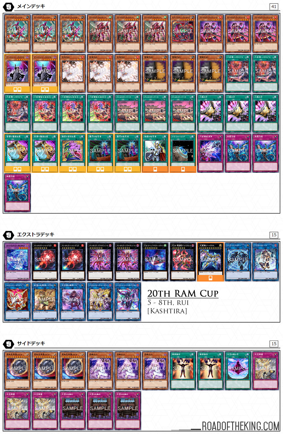 OCG 2022.10 Metagame Report #4, #5 | Road of the King