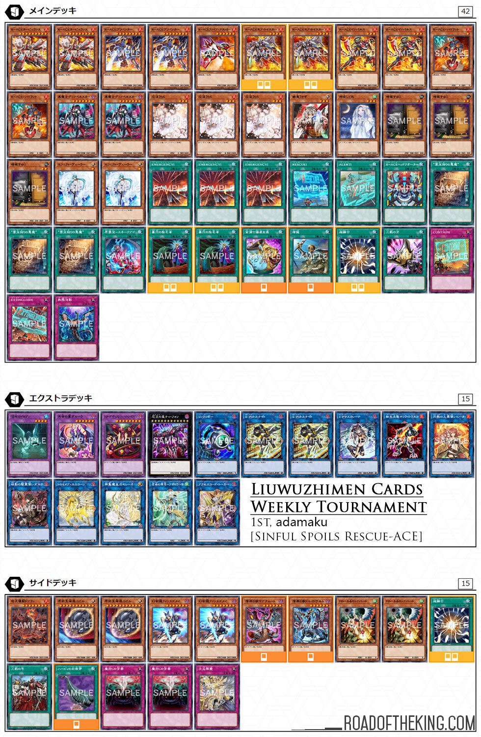 OCG 2023.10 Metagame Report #1, #2